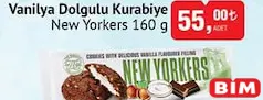 NEW YORKERS VANİLYA DOLGULU KURABİYE 160 G